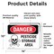 Signmission Pesticide Storage Area Danger Sign, Vinyl Decal, 14in W x 10in L, 2PK OS-2PACK-DS-D-1014-L-1522 - alternate 3